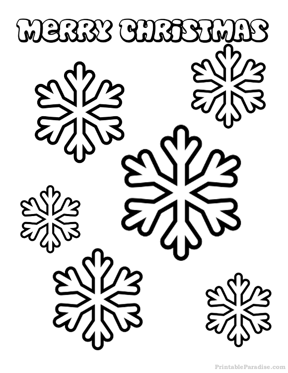 winter snowflake coloring pages printable jpg