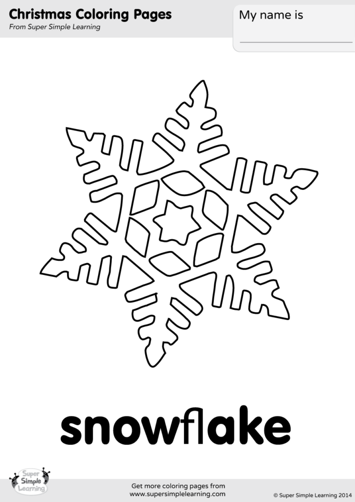 38 Winter Snowflake Coloring Pages Printable 29