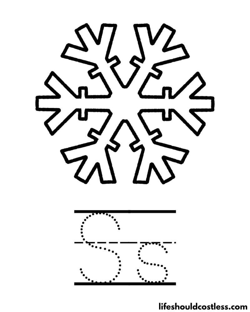 38 Winter Snowflake Coloring Pages Printable 30