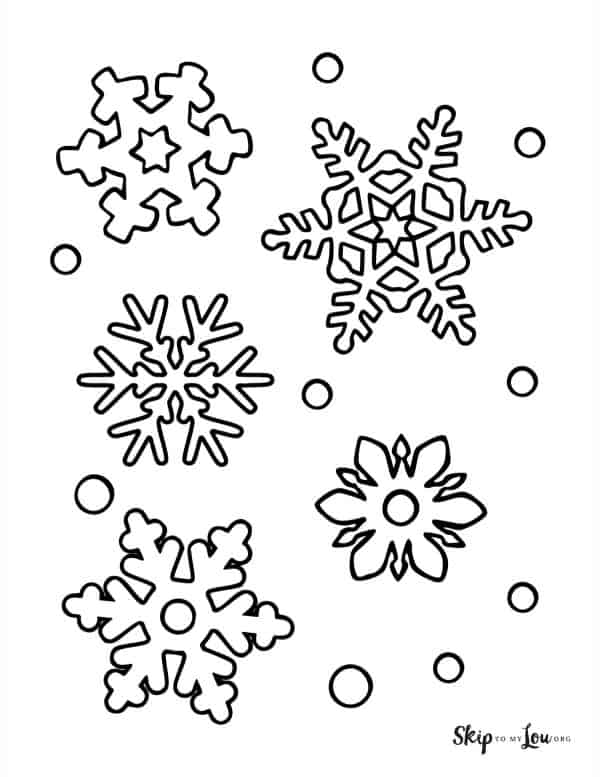 38 Winter Snowflake Coloring Pages Printable 35