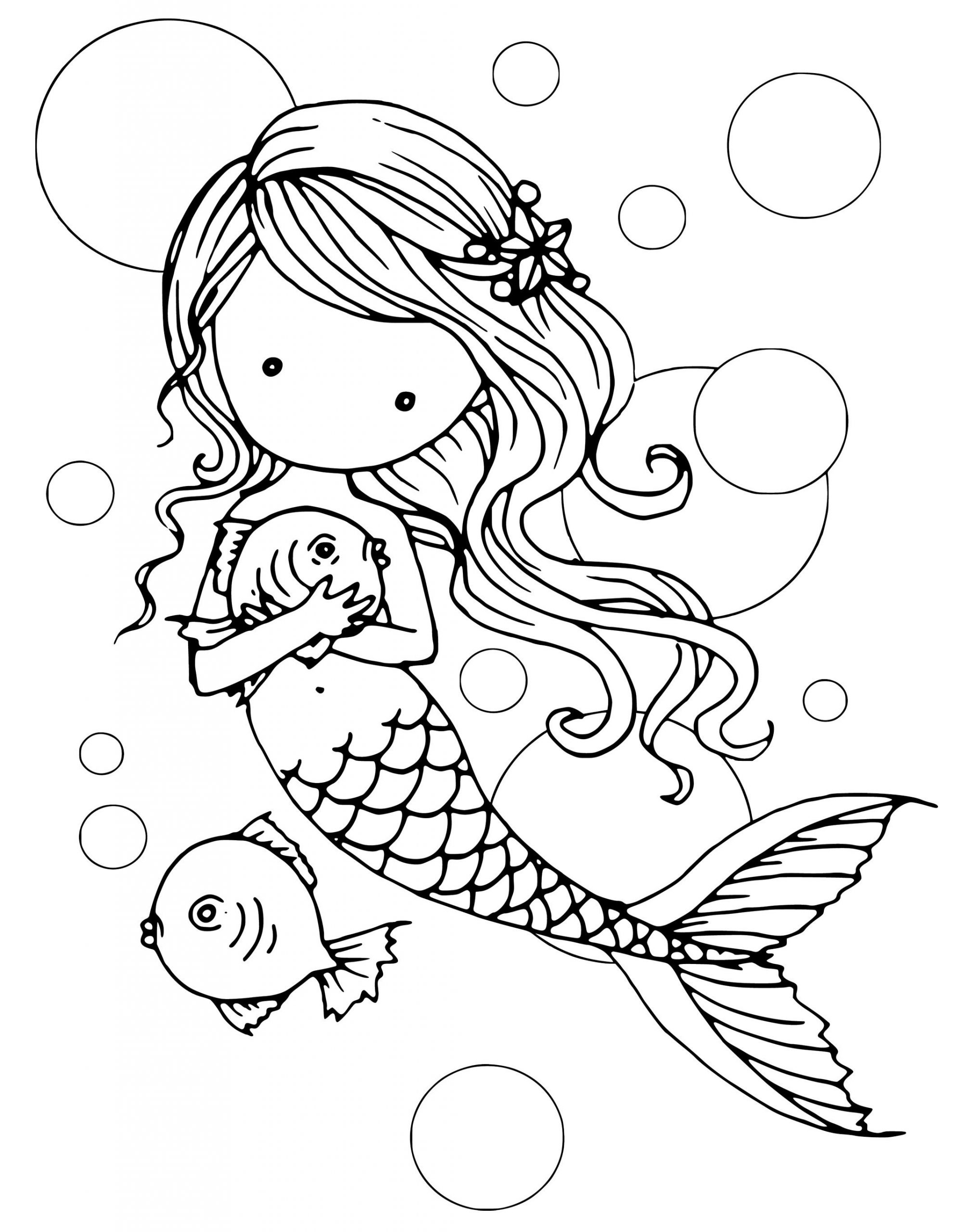 fun little mermaid coloring pages printable jpg