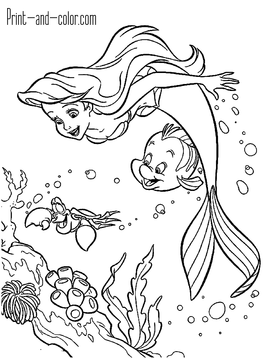 39 Fun Little Mermaid 2 Coloring Pages Printable 33