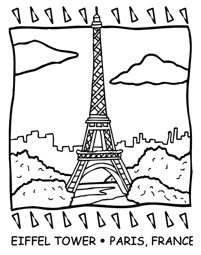 39 Interesting France Coloring Pages Printable 25