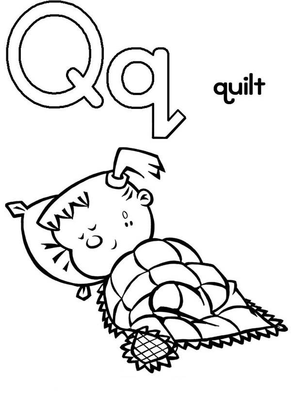 39 Q Coloring Pages for Preschoolers Printable 13