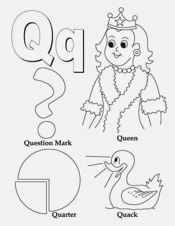 39 Q Coloring Pages for Preschoolers Printable 20