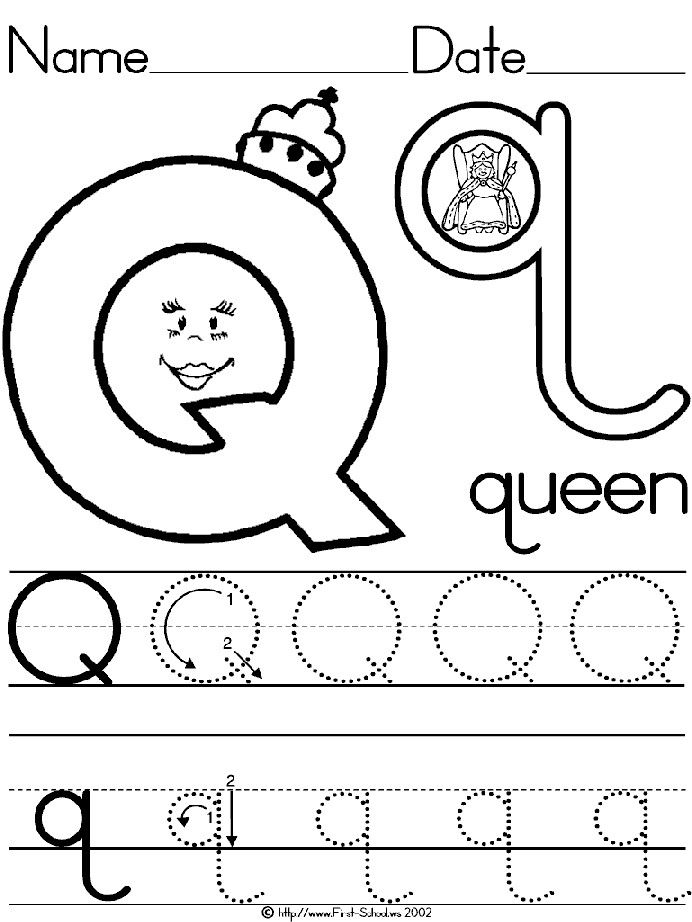 39 Q Coloring Pages for Preschoolers Printable 5