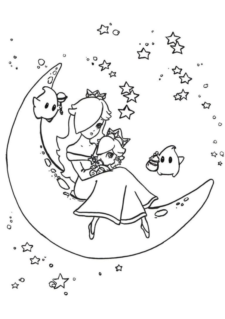 39 Rosalina Coloring Pages Printable 35