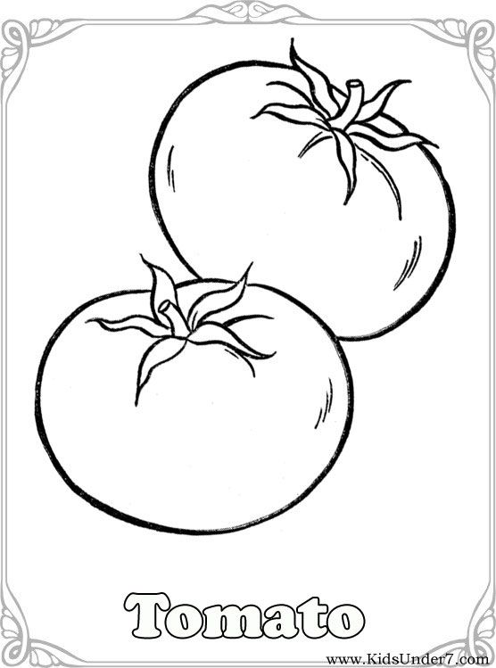 39 Tasty Vegetables Coloring Pages Printable 11