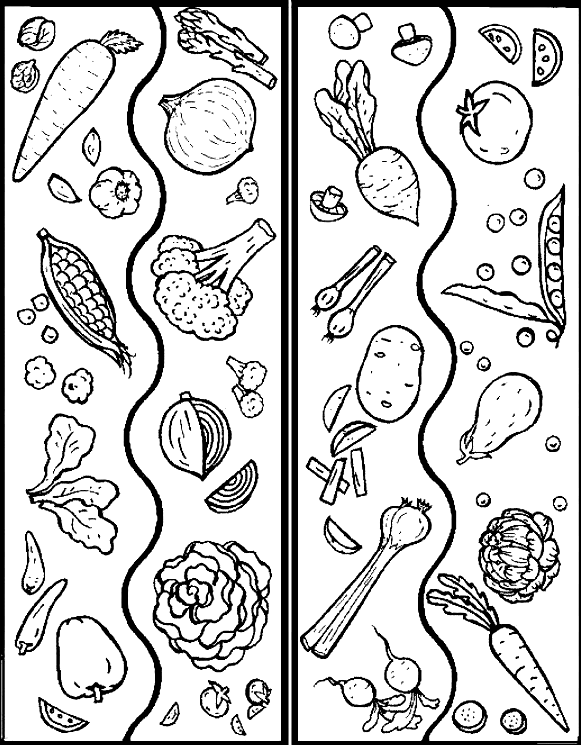 39 Tasty Vegetables Coloring Pages Printable 13