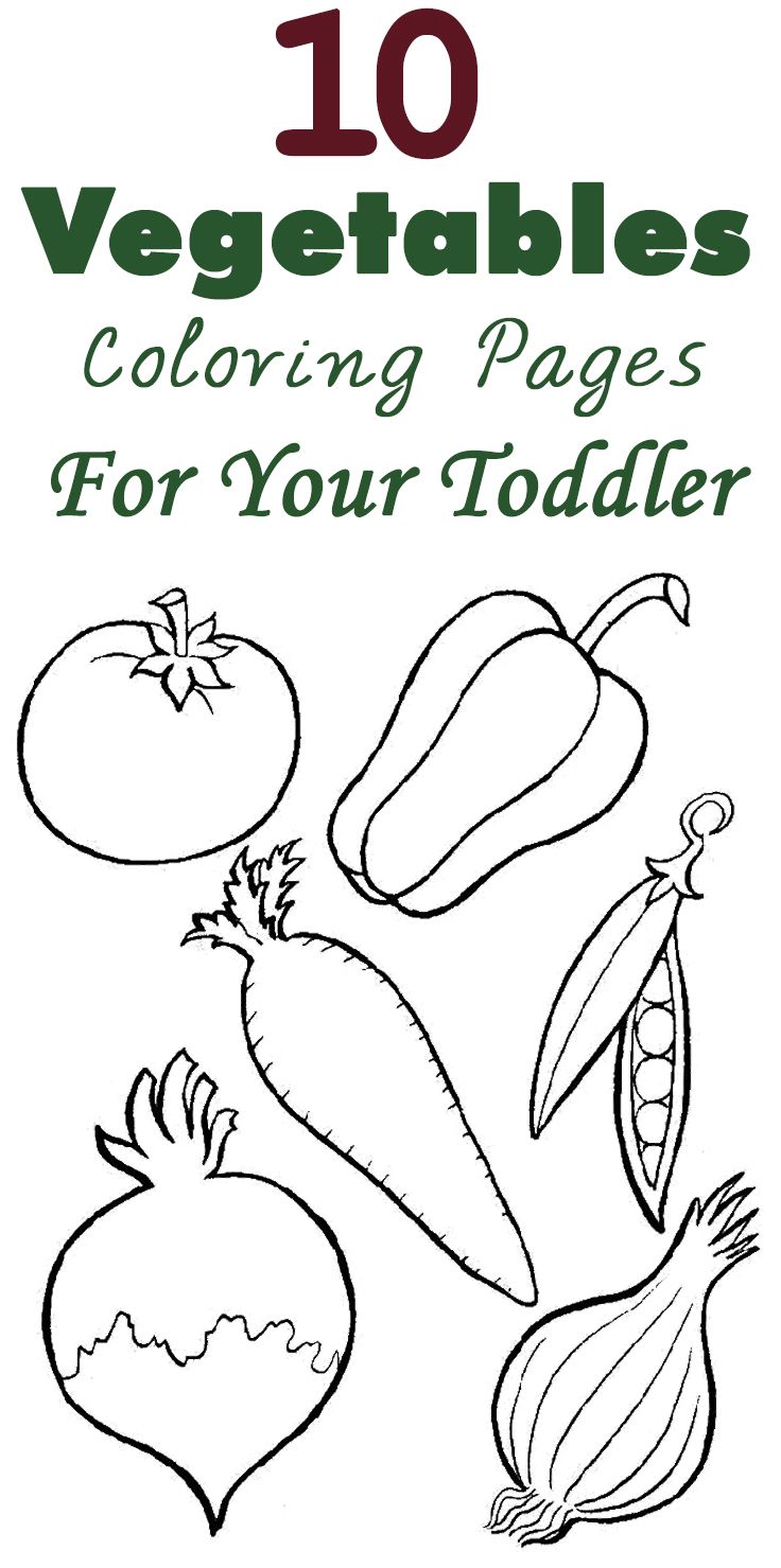 39 Tasty Vegetables Coloring Pages Printable 27