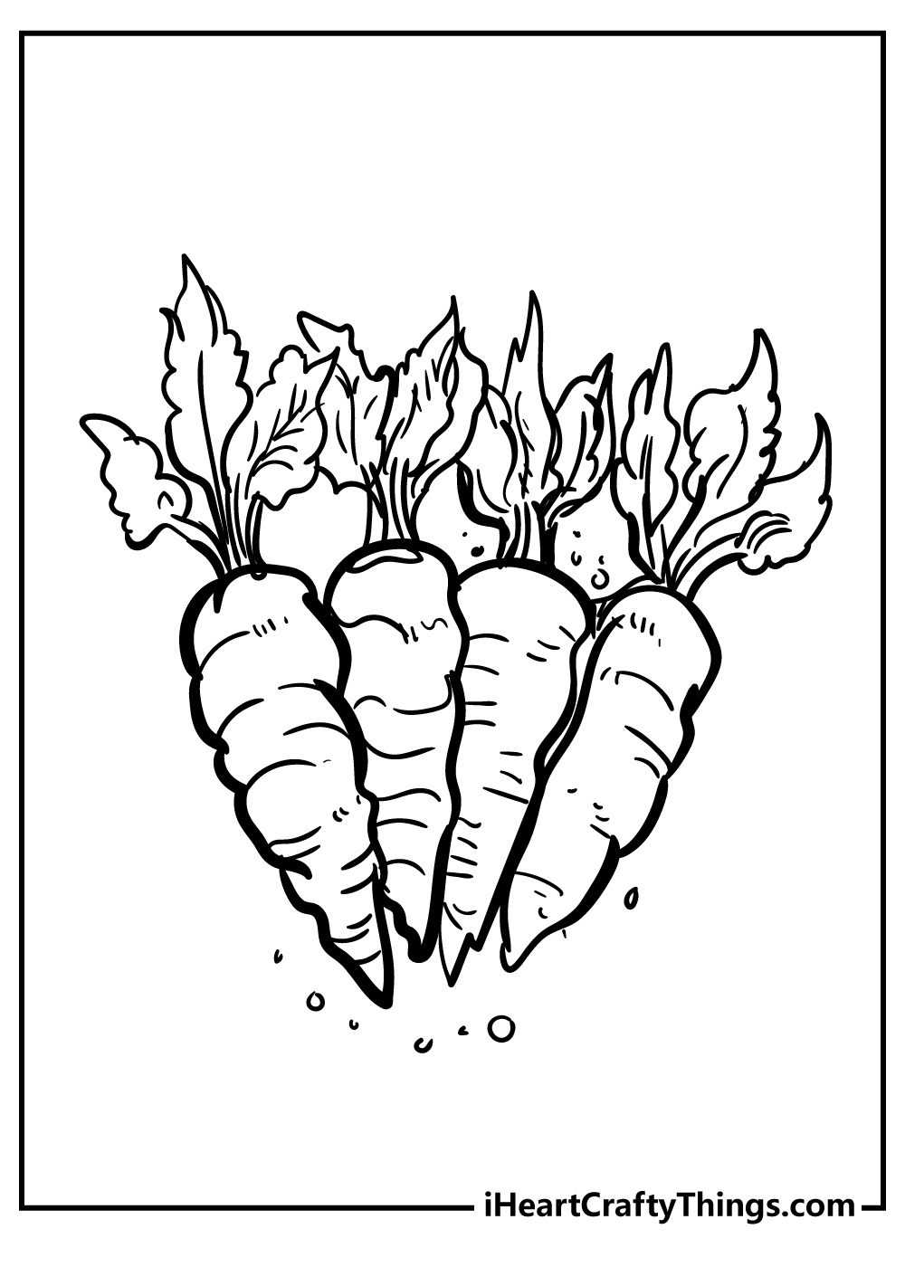 39 Tasty Vegetables Coloring Pages Printable 5