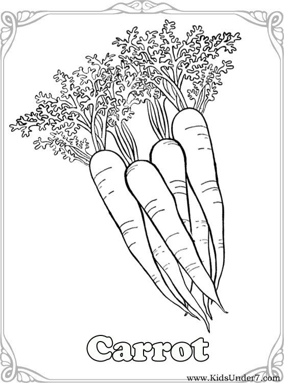 tasty vegetables coloring pages printable jpg