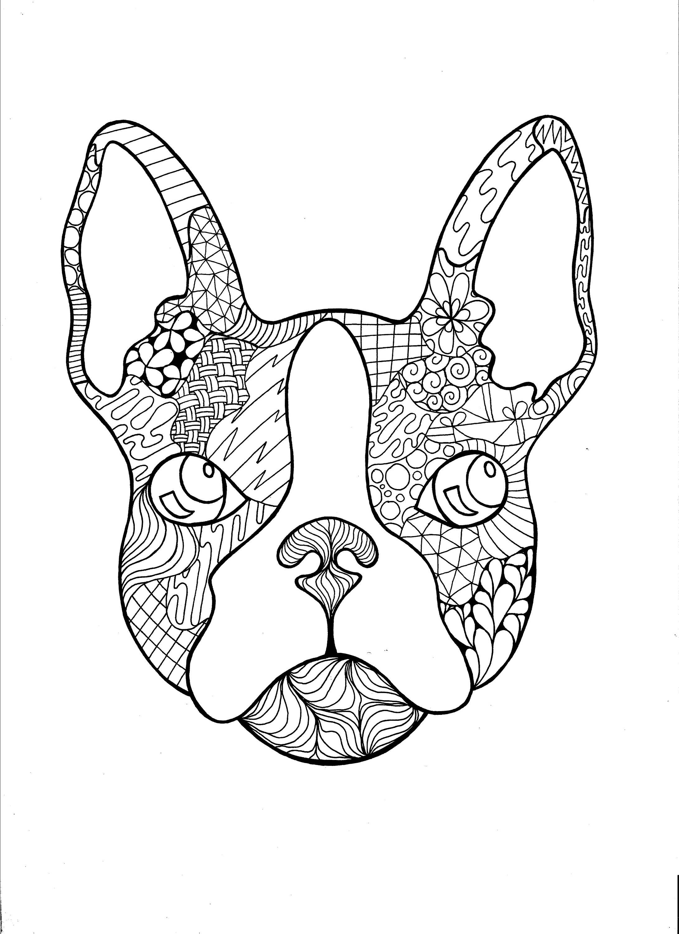 90 French Bulldog Coloring Pages Printable 47