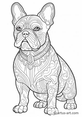 90 French Bulldog Coloring Pages Printable 50