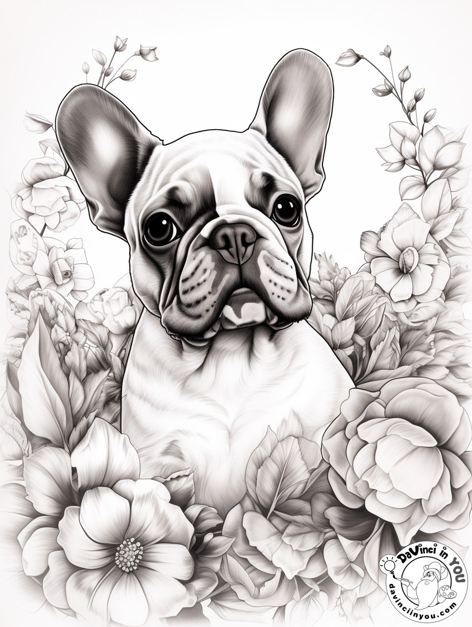 90 French Bulldog Coloring Pages Printable 59