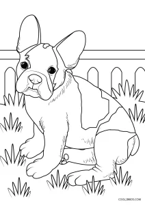 90 French Bulldog Coloring Pages Printable 74