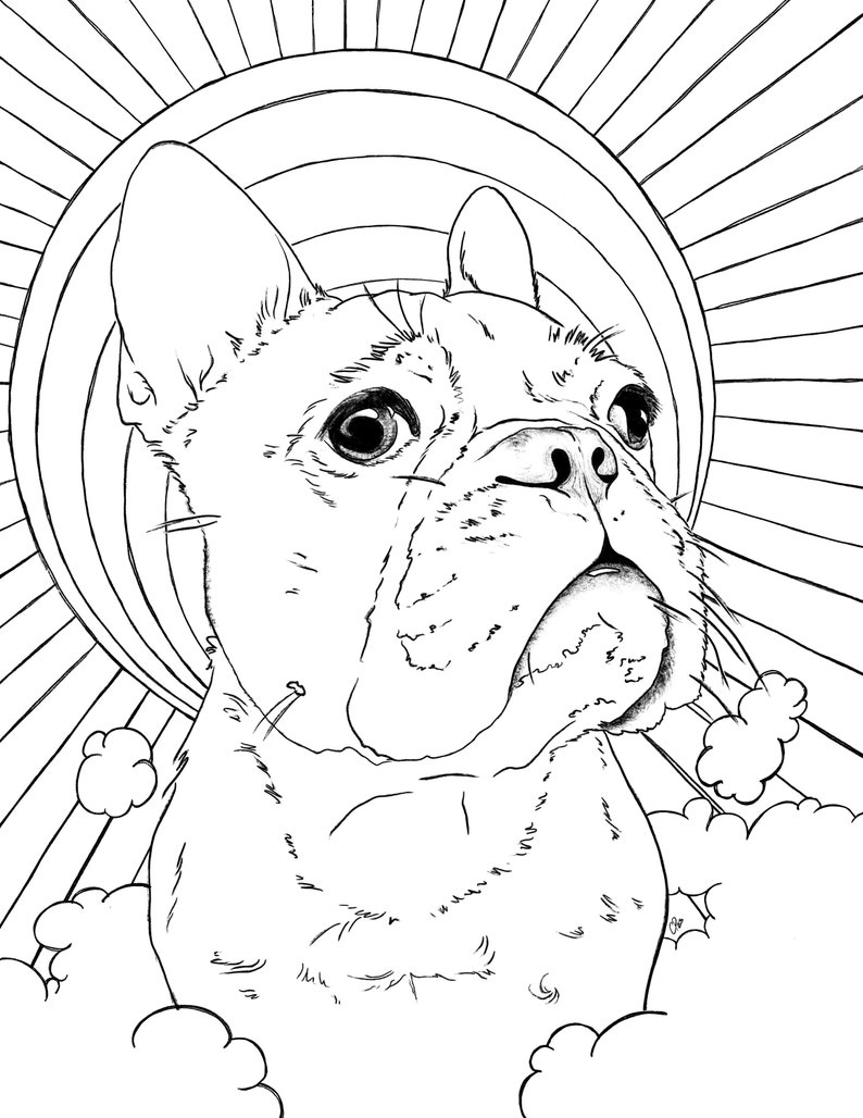 french bulldog coloring pages printable jpg