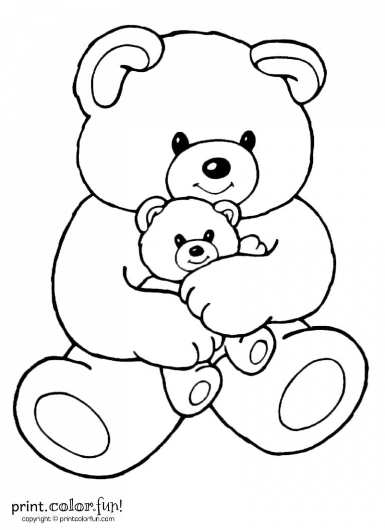 95 Little Bear Coloring Pages Printable 10