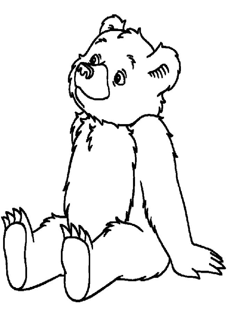 95 Little Bear Coloring Pages Printable 100