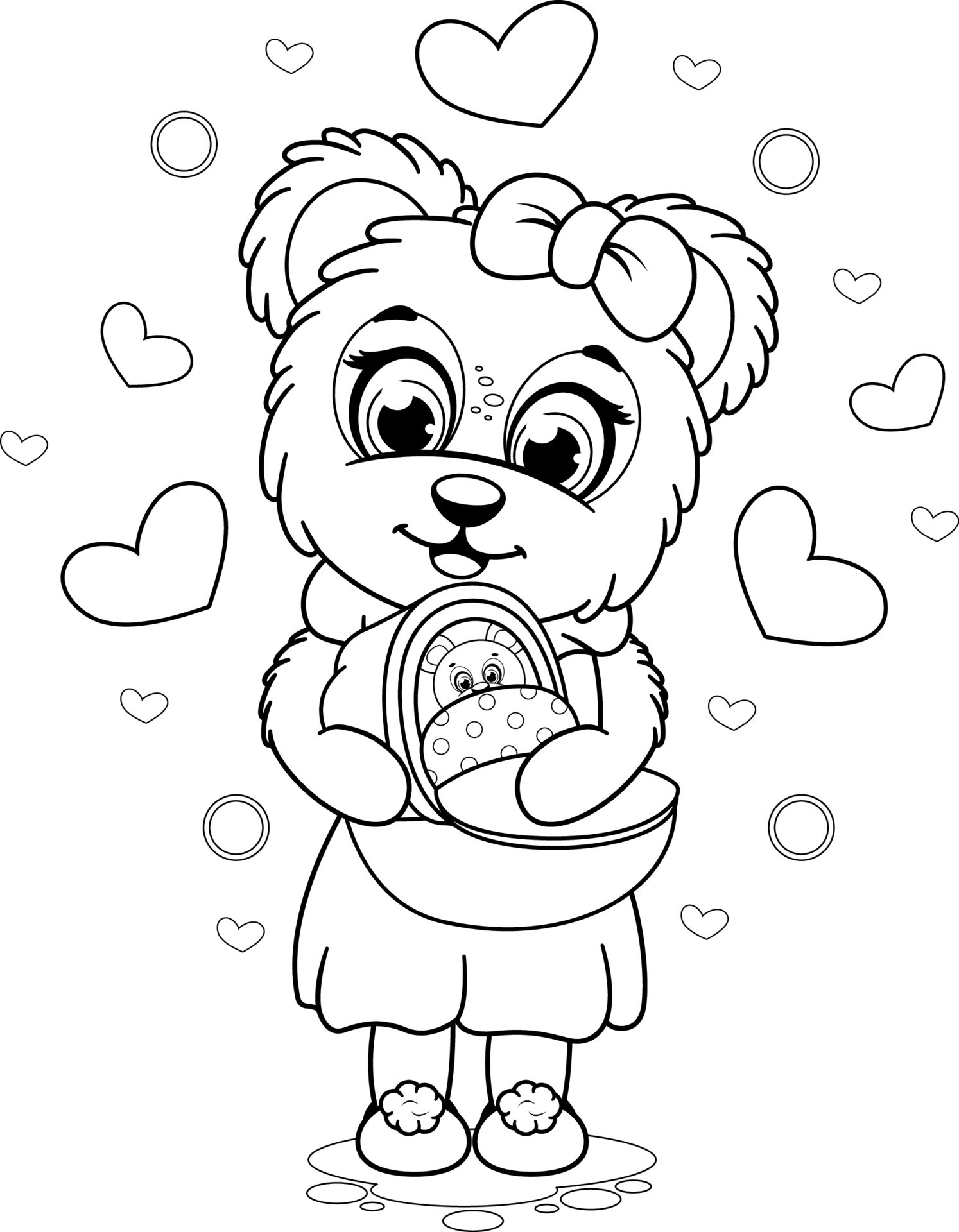 95 Little Bear Coloring Pages Printable 18