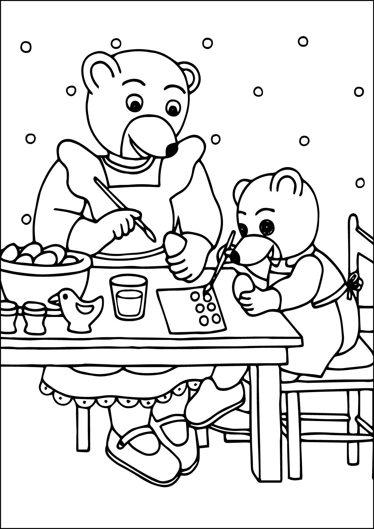 little bear coloring pages printable jpg