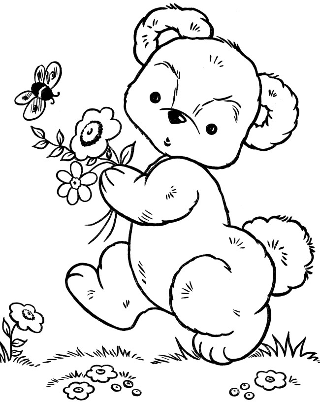 95 Little Bear Coloring Pages Printable 6