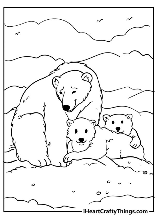 95 Little Bear Coloring Pages Printable 79