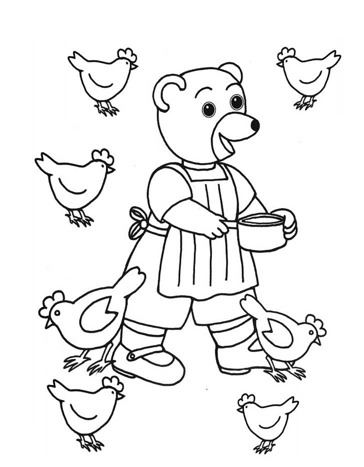 95 Little Bear Coloring Pages Printable 93