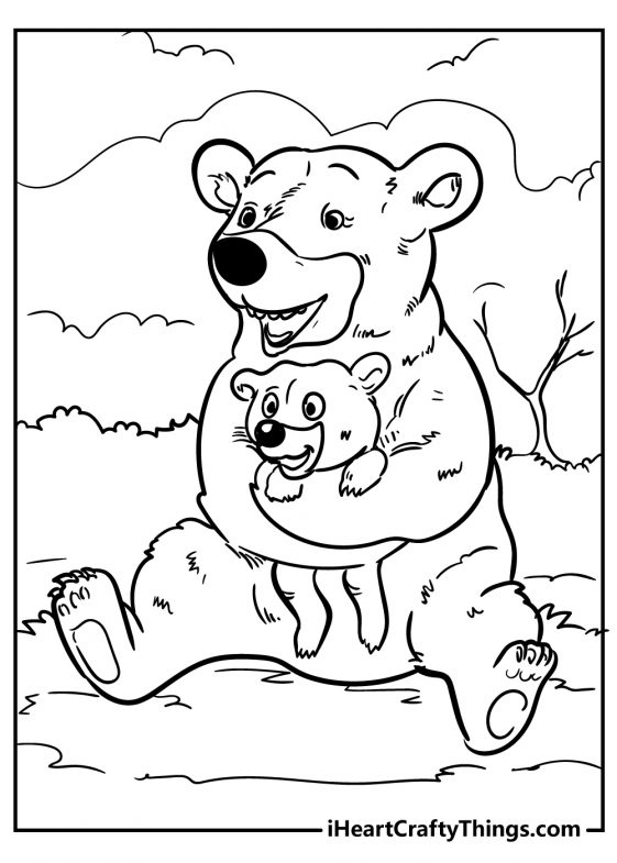 95 Little Bear Coloring Pages Printable 95