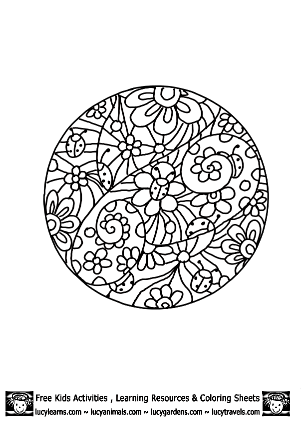 87+ Lovely Highly Detailed Coloring Pages Printable