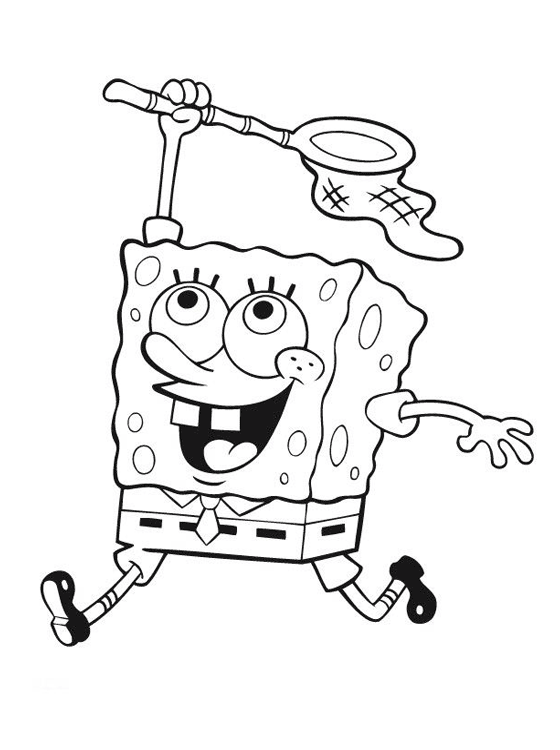 adorable spongebob coloring pages printable jpg