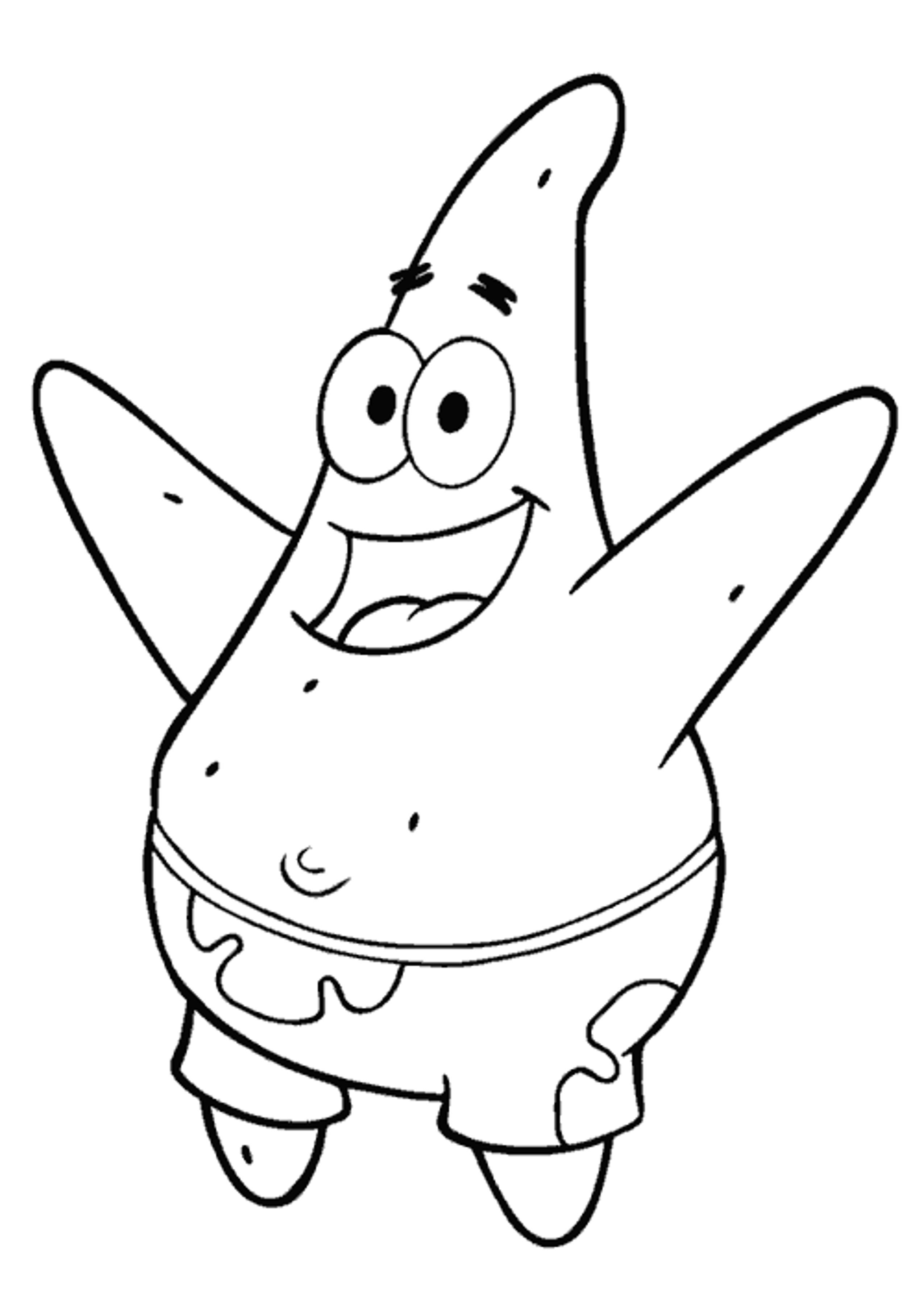 31 Adorable SpongeBob Coloring Pages Printable 35