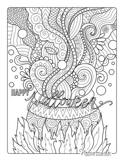 31 Free Printable Halloween Coloring Pages 23