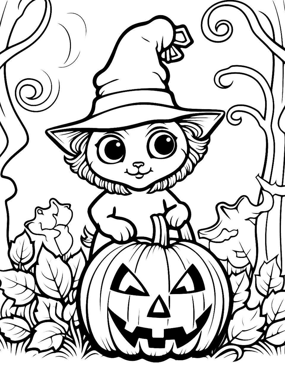 31 Free Printable Halloween Coloring Pages 33