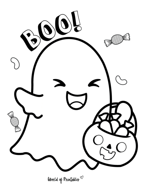 31 Free Printable Halloween Coloring Pages 35