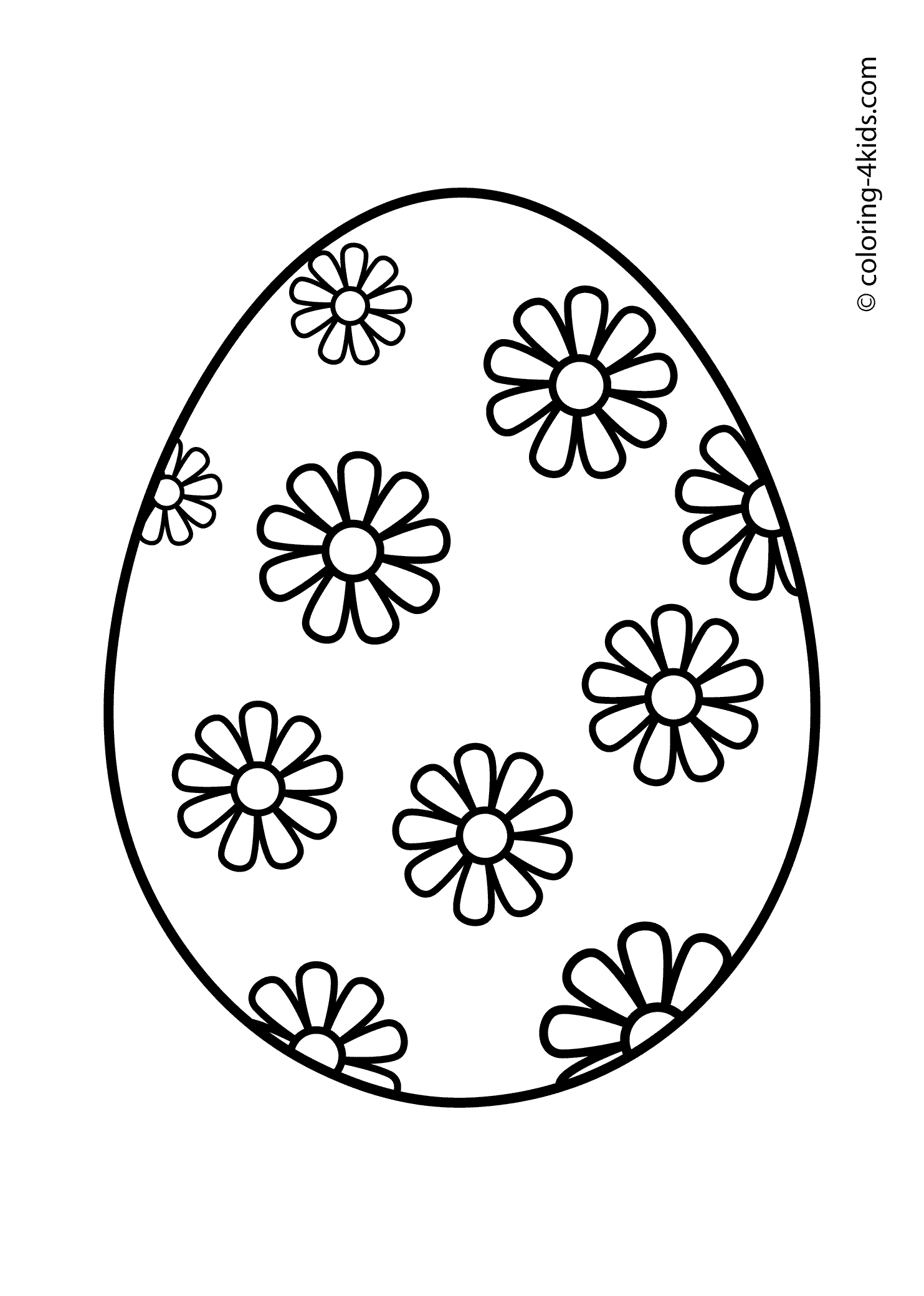 31 Printable Easter Egg Coloring Pages for Adults 20