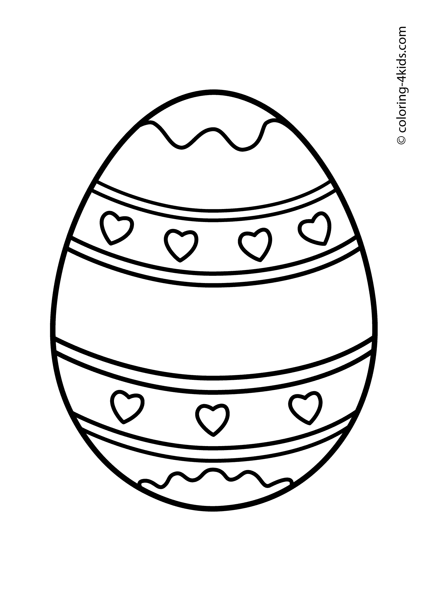 31 Printable Easter Egg Coloring Pages for Adults 21