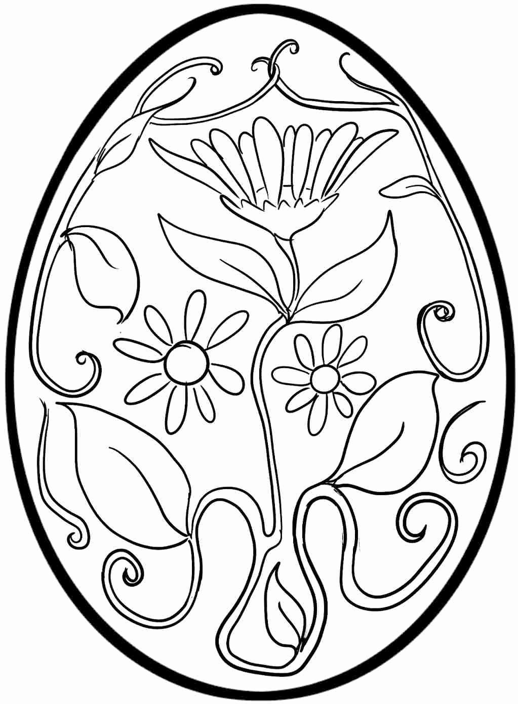 31 Printable Easter Egg Coloring Pages for Adults 30