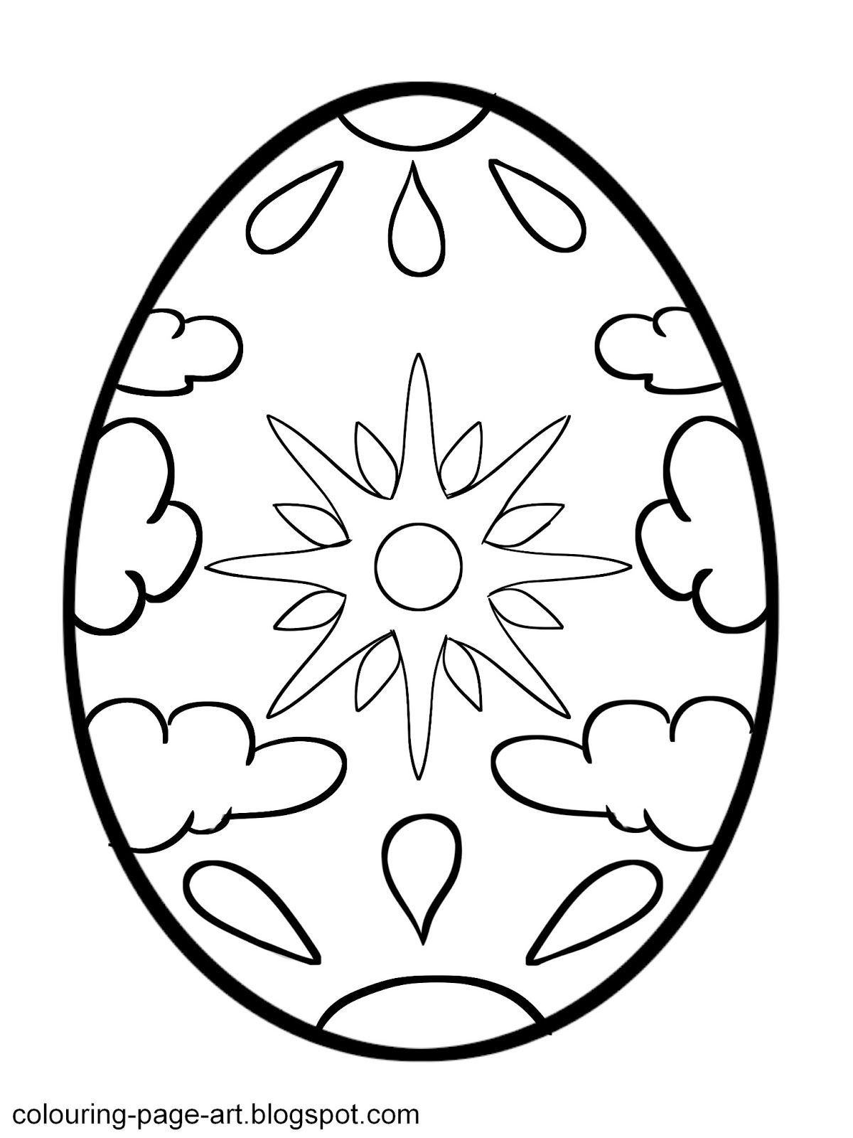 31 Printable Easter Egg Coloring Pages for Adults 31