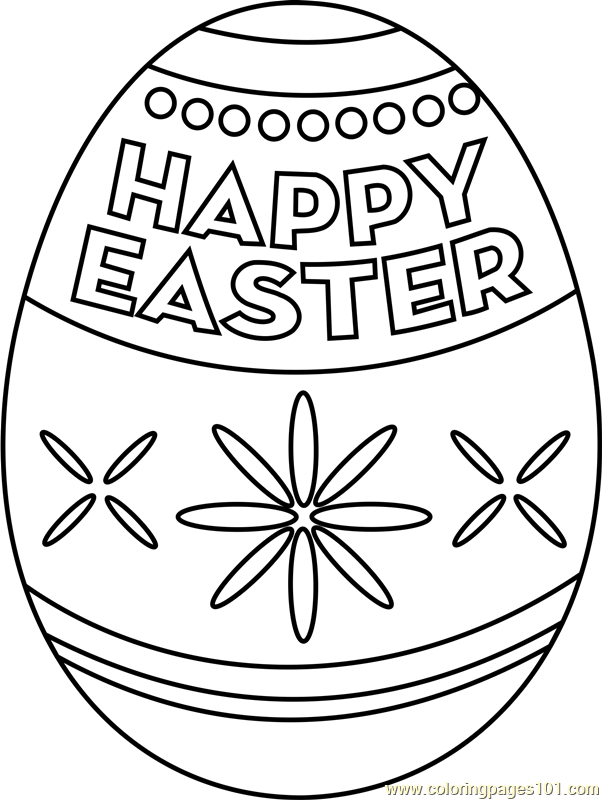 31 Printable Easter Egg Coloring Pages for Adults 6