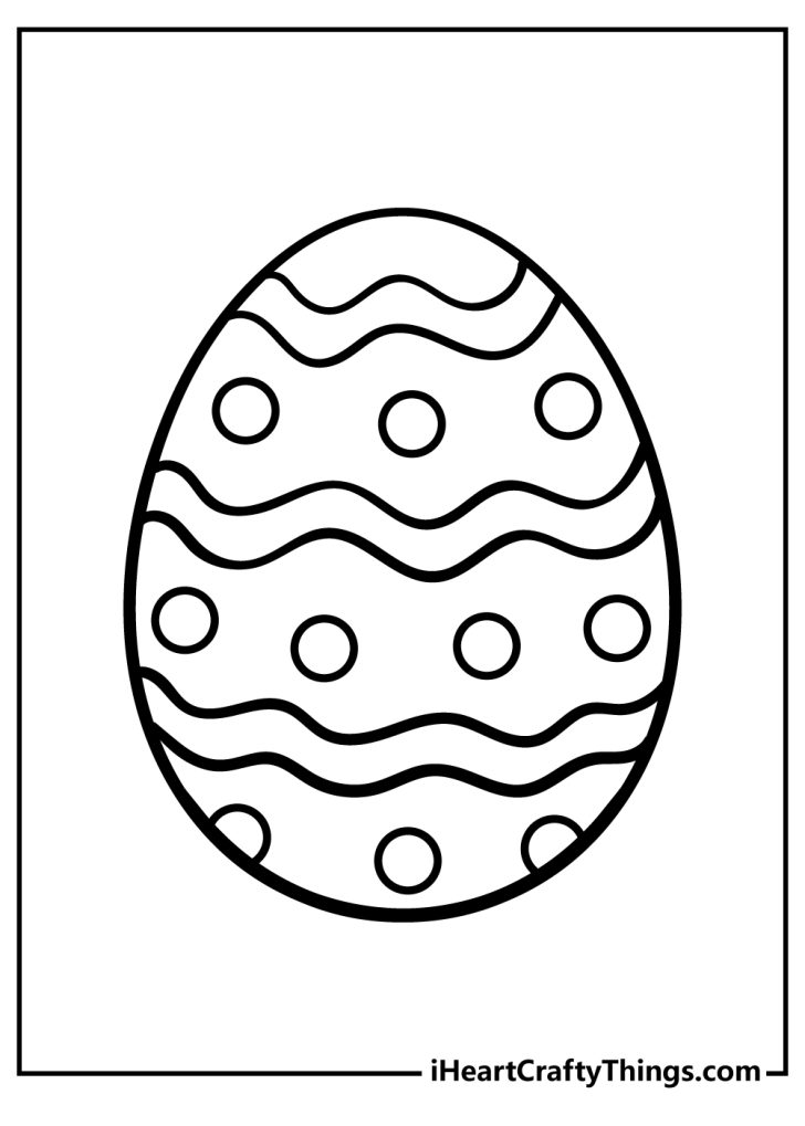 31 Printable Easter Egg Coloring Pages for Adults 9