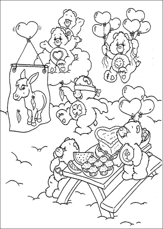 32 Printable Care Bears Coloring Pages for Kids 18