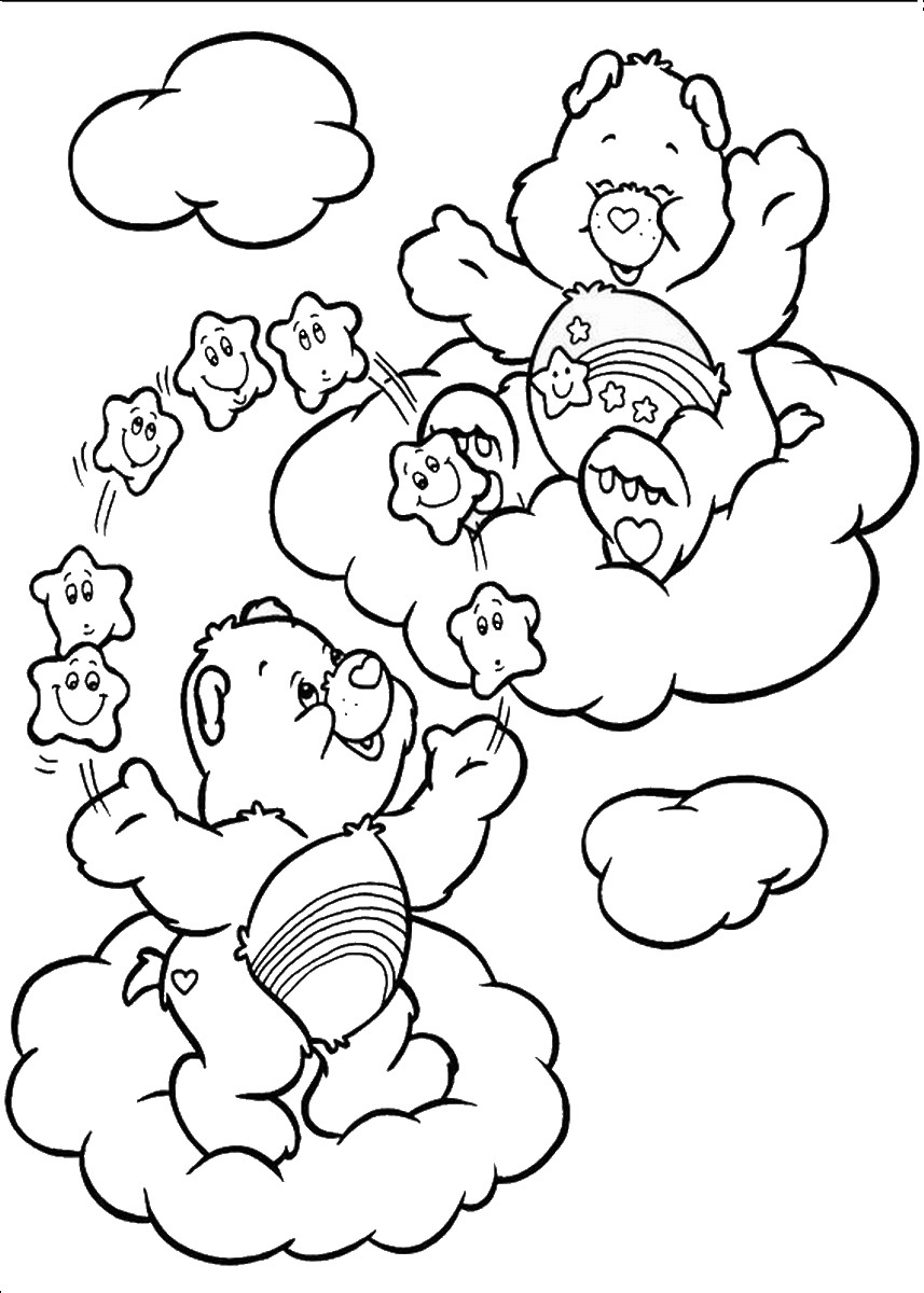 32 Printable Care Bears Coloring Pages for Kids 20