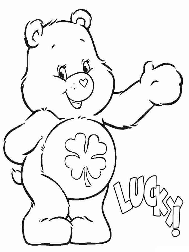 32 Printable Care Bears Coloring Pages for Kids 23