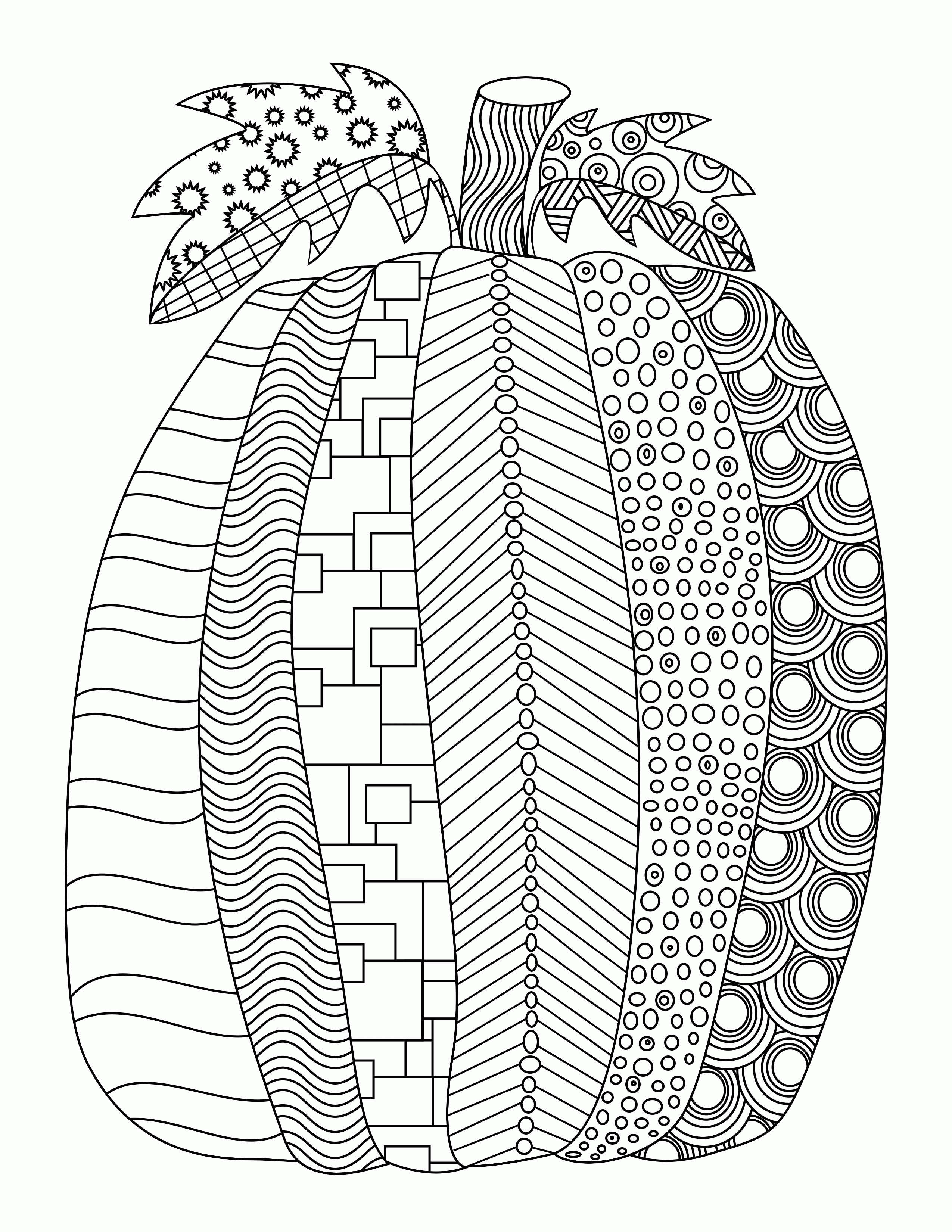 34 Fall Coloring Pages Free PDF Printable 10