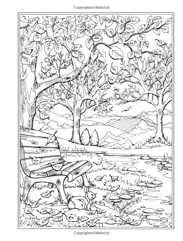 34 Fall Coloring Pages Free PDF Printable 23