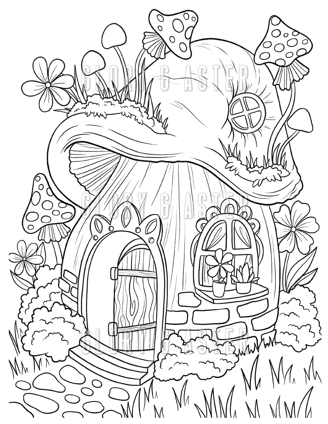 mystical spook house coloring pages jpg