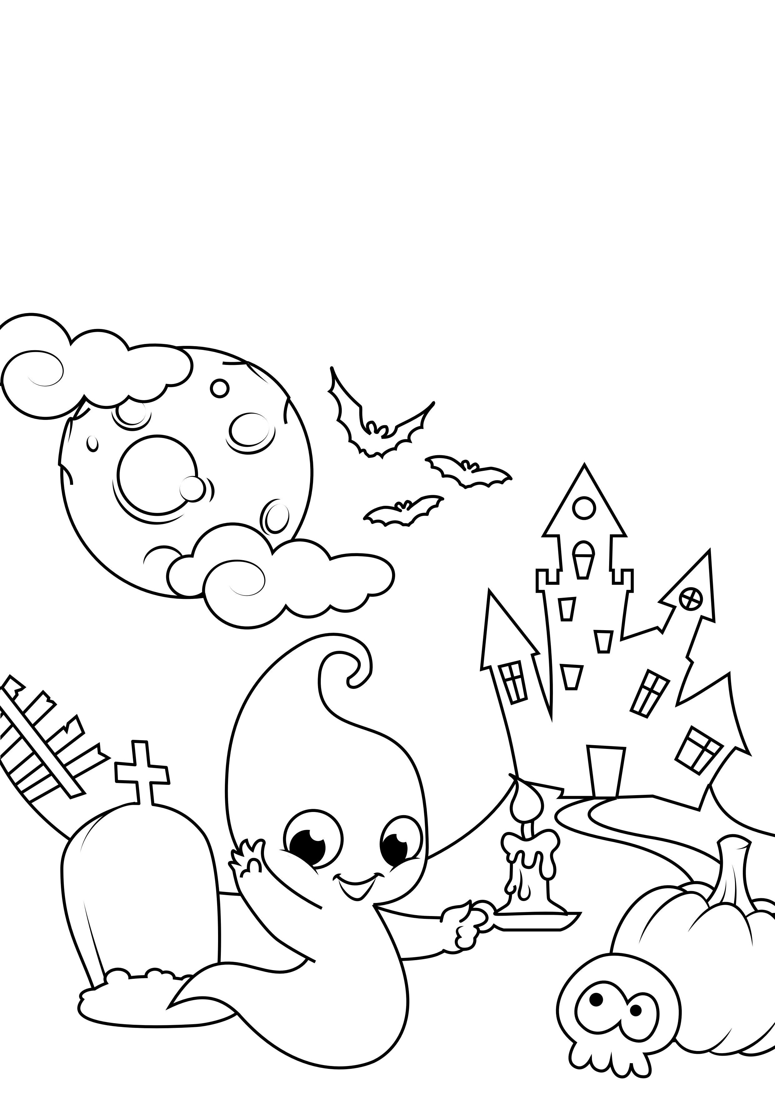 34 Mystical Spook House Coloring Pages 34