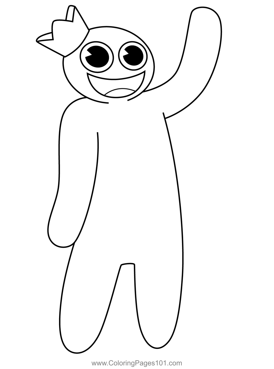 rainbow friends pink coloring pages printable jpg