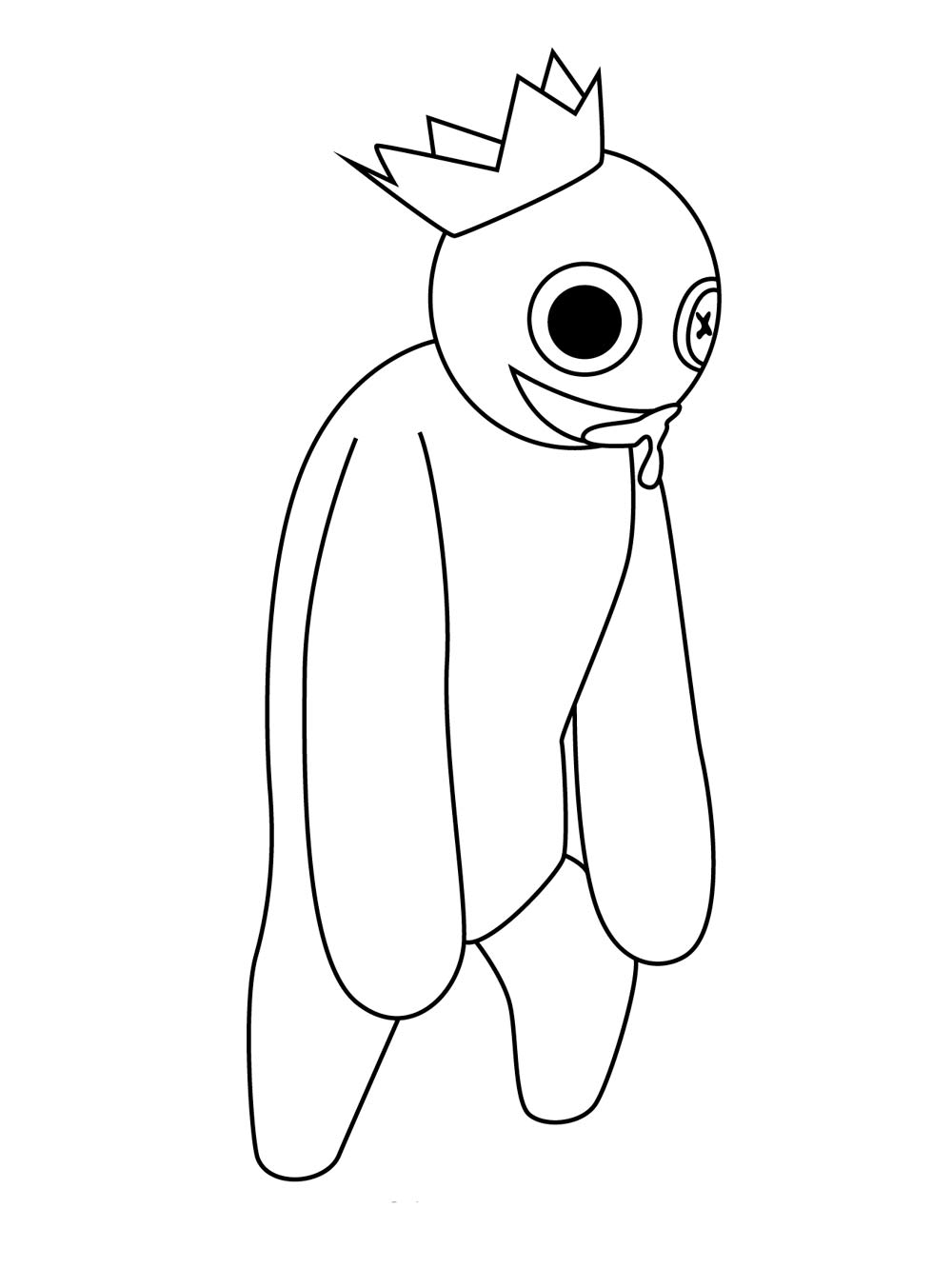 rainbow friends pink coloring pages printable jpg